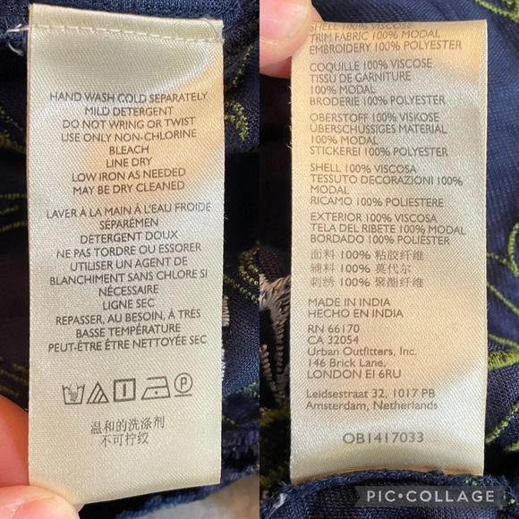 Anthropologie Lacy Velvet Embroidered Blouse - Picture 10 of 12